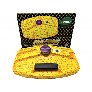 Endo Premium Rolling Tray - Yellow & Purple